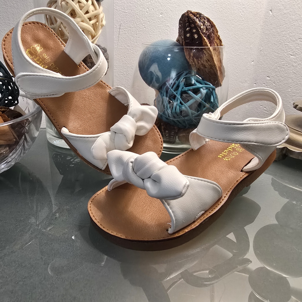 Girl's White Sandals